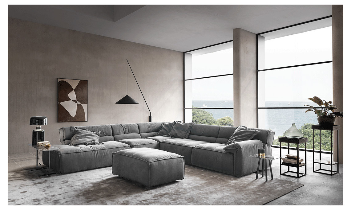 VILA - Canapé avec 3 modules sans coussins déco  